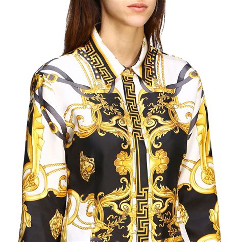 vendita online camicie di seta di versace donna|Camicie E Bluse In Seta VERSACE Donna .